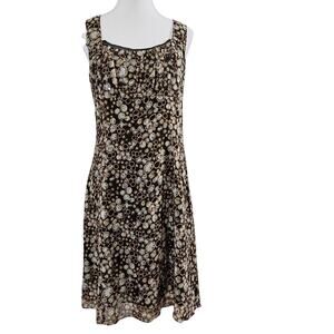 Bob Mackie Studio 100% Silk Ruffled Sleeveless Sequined Size 6P Dress Holidays